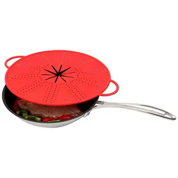 Dexam - Paraschizzi for frying pan, 33 cm, color red pots 
Dexam - Paraschizzi for frying pan, 33 cm, color red pots