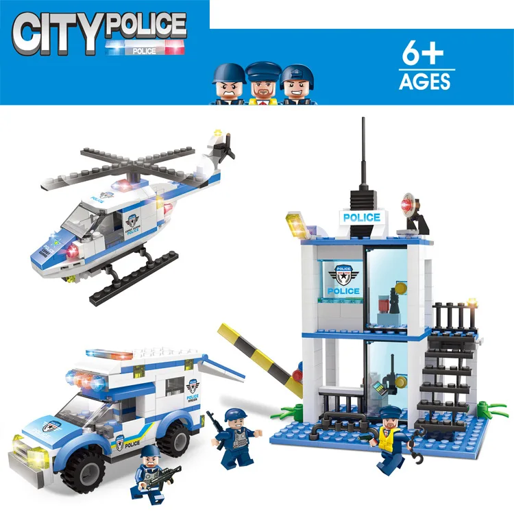 Small Particles City Police Series Educational Toy Police Assembled Combination Model Building Blocks
Small Particles City Police Series Educational Toy Police Assembled Combination Model Building Blocks