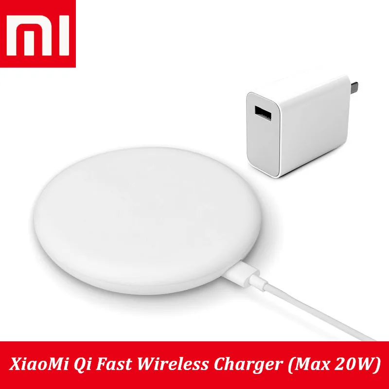 Xiaomi 20W беспроводное зарядное устройство Оригинал Mi 10 (20W) MIX 2S / 3 (10W) Qi EPP совместимый