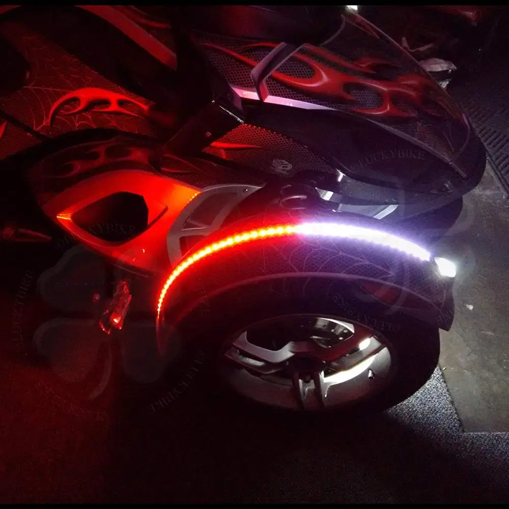 2x Dual Color LED flex Fender Channel Strip Red White Can Am Spyder f3s ryker dual color 3528 led strip Light
2x Dual Color LED flex Fender Channel Strip Red White Can Am Spyder f3s ryker dual color 3528 led strip Light