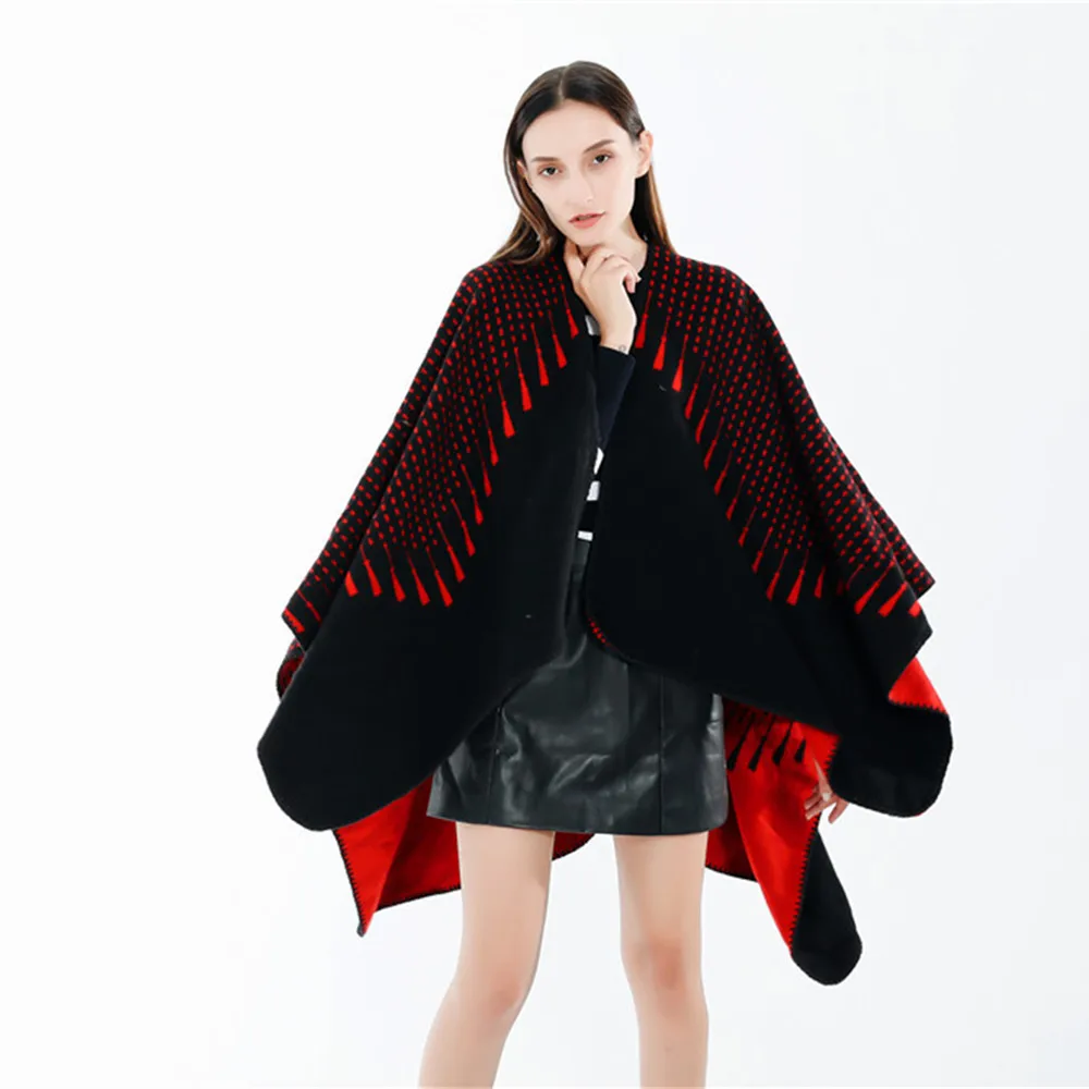 Autumn and winter new fashion European and American geometric patterns imitating cashmere to keep warm and thicken scarf shawl
Autumn and winter new fashion European and American geometric patterns imitating cashmere to keep warm and thicken scarf shawl