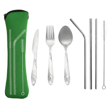 8pcs Portable Dinnerware Unique Style Beautiful Elegant Noble Travel Cutlery Camping Tableware Reusable Utensils Set
8pcs Portable Dinnerware Unique Style Beautiful Elegant Noble Travel Cutlery Camping Tableware Reusable Utensils Set