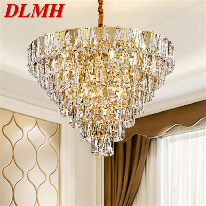 DLMH Modern Crystal Chandelier Gold Luxury LED Ceiling Fixtures Decorative For Living Room Dining Room Villa Duplex
DLMH Modern Crystal Chandelier Gold Luxury LED Ceiling Fixtures Decorative For Living Room Dining Room Villa Duplex