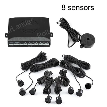 Indicator Probe Detector System Kit Car Parking Sensor 12V Sound Alert BEBE sound Alarm 8 Sensors Auto Reverse Backup
Indicator Probe Detector System Kit Car Parking Sensor 12V Sound Alert BEBE sound Alarm 8 Sensors Auto Reverse Backup
