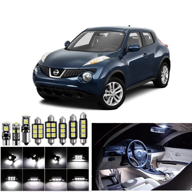 Car interior led kit For Nissan juke 2011+ car-styling White LED Light Bulbs Canbus Map Light Trunk Light License Plate Light
Car interior led kit For Nissan juke 2011+ car-styling White LED Light Bulbs Canbus Map Light Trunk Light License Plate Light