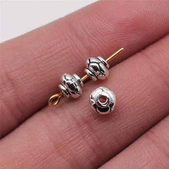 20pcs/lot Antique Silver Color 5x6mm Spacer Beads Jewelry Findings DIY Handmade Craft For Jewelry Making
20pcs/lot Antique Silver Color 5x6mm Spacer Beads Jewelry Findings DIY Handmade Craft For Jewelry Making