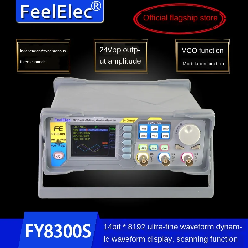 three-channel function / arbitrary waveform signal generator / four-way TTL level output
three-channel function / arbitrary waveform signal generator / four-way TTL level output