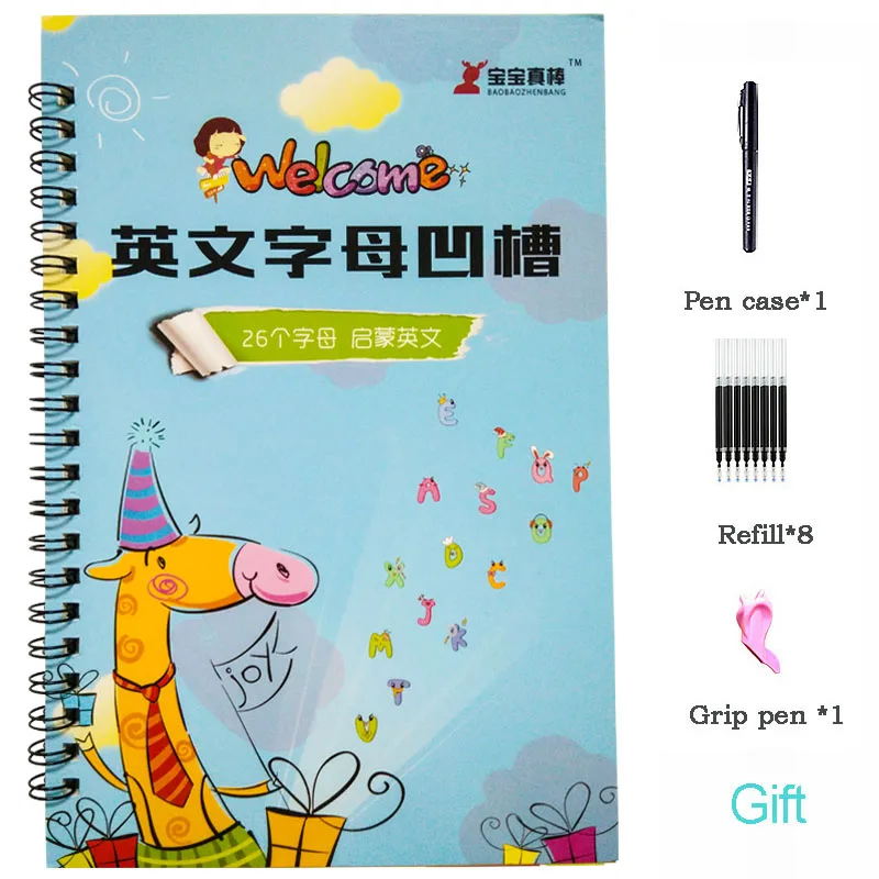 English Copybook For Calligraphy Books For Kids Word Children's Book Handwriting Baby Writing Learning English Practice Books
English Copybook For Calligraphy Books For Kids Word Children's Book Handwriting Baby Writing Learning English Practice Books