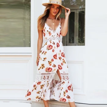 TEELYNN sexy deep v neck women dresses 2020 vintage cotton floral pirnt splice lace summer dress casual boho beach strap vestido
TEELYNN sexy deep v neck women dresses 2020 vintage cotton floral pirnt splice lace summer dress casual boho beach strap vestido