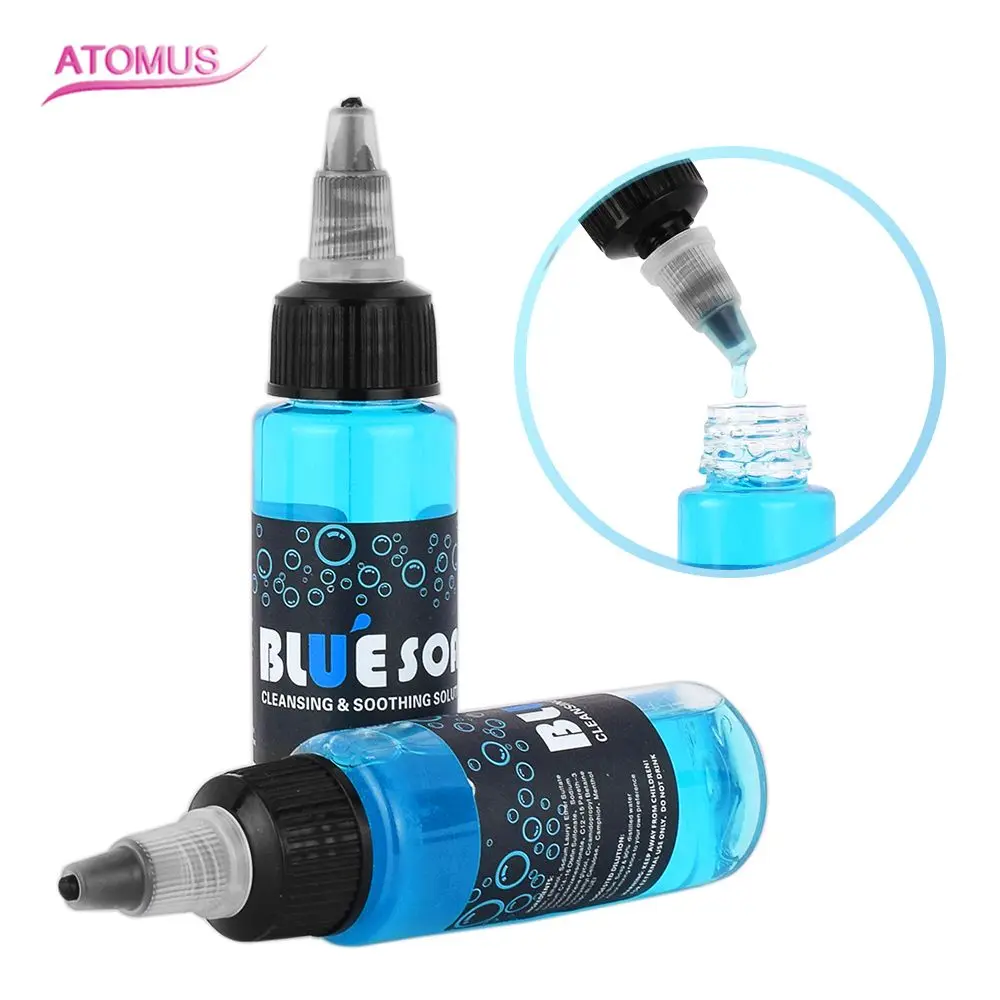 Atomus New Arrivals 2 Bottles 40ml Blue Soap Cleaning & Soothing Solution Tattoo Studio Supply Natural Solution Free Shipping
Atomus New Arrivals 2 Bottles 40ml Blue Soap Cleaning & Soothing Solution Tattoo Studio Supply Natural Solution Free Shipping