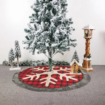 Fashion Christmas Tree Skirt Chic Linen Carpet Floor Mat Cover for New Year Xmas Floor Mat Cover Home Party Decor
Fashion Christmas Tree Skirt Chic Linen Carpet Floor Mat Cover for New Year Xmas Floor Mat Cover Home Party Decor