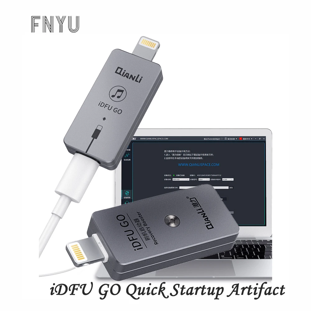 Qianli iDFU GO Quick Startup Artifact For iPhone Support all IOS devices with lightning interface Quick Starter Go to Recovery
Qianli iDFU GO Quick Startup Artifact For iPhone Support all IOS devices with lightning interface Quick Starter Go to Recovery