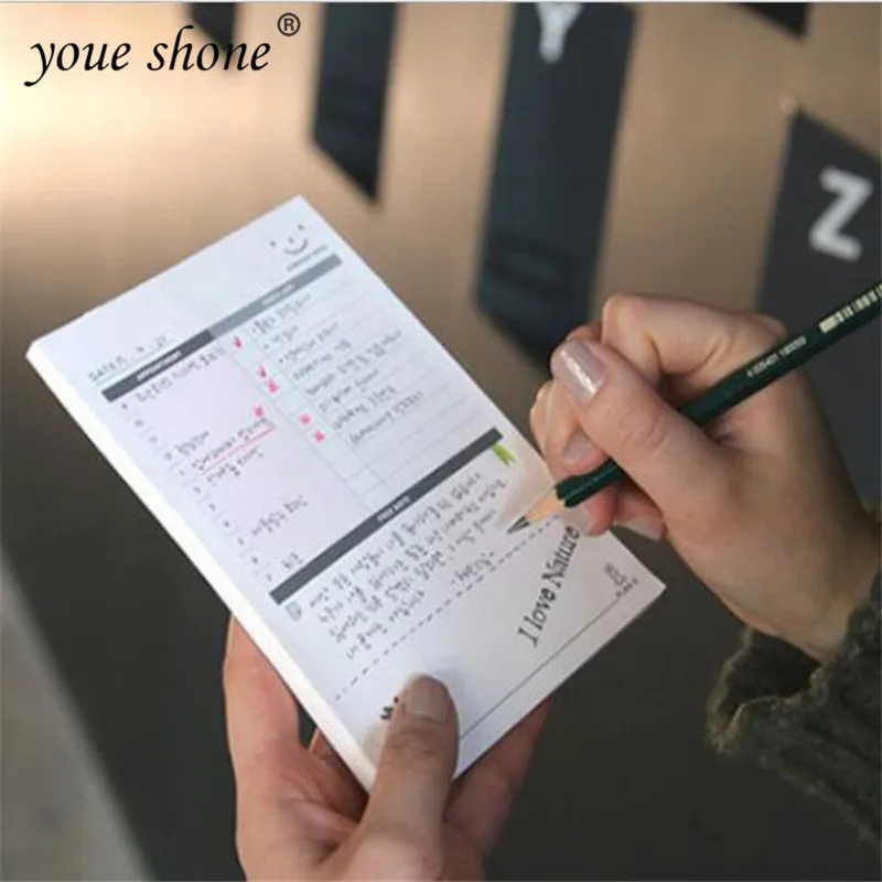 1Pcs=60sheets Simple notebook can tear office to-do list plan work memo desktop note book Medium
1Pcs=60sheets Simple notebook can tear office to-do list plan work memo desktop note book Medium