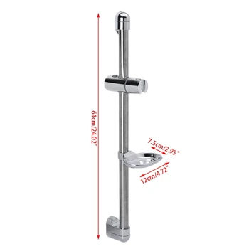 A Set Shower Rod Soap Dish Lifter Pipe ABS Lifting Frame Adjustable Head Holder 35ED
A Set Shower Rod Soap Dish Lifter Pipe ABS Lifting Frame Adjustable Head Holder 35ED