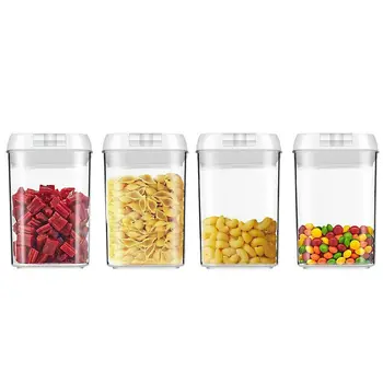 4Pcs 0.8L Airtight Refrigerator Food Container Storage for Kitchen with Lock Lids Transparent Cans Multigrain Containers
4Pcs 0.8L Airtight Refrigerator Food Container Storage for Kitchen with Lock Lids Transparent Cans Multigrain Containers