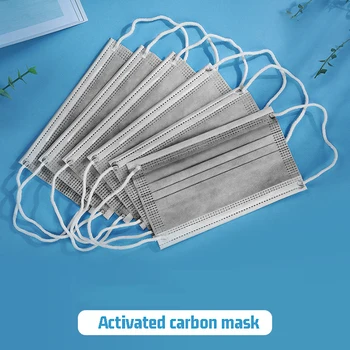 10/50/100/200pcs Four Layers Of Breathable Disposable Activated Carbon Mask Dust-proof Anti-odor With Melt Blown Cloth Face Mask
10/50/100/200pcs Four Layers Of Breathable Disposable Activated Carbon Mask Dust-proof Anti-odor With Melt Blown Cloth Face Mask