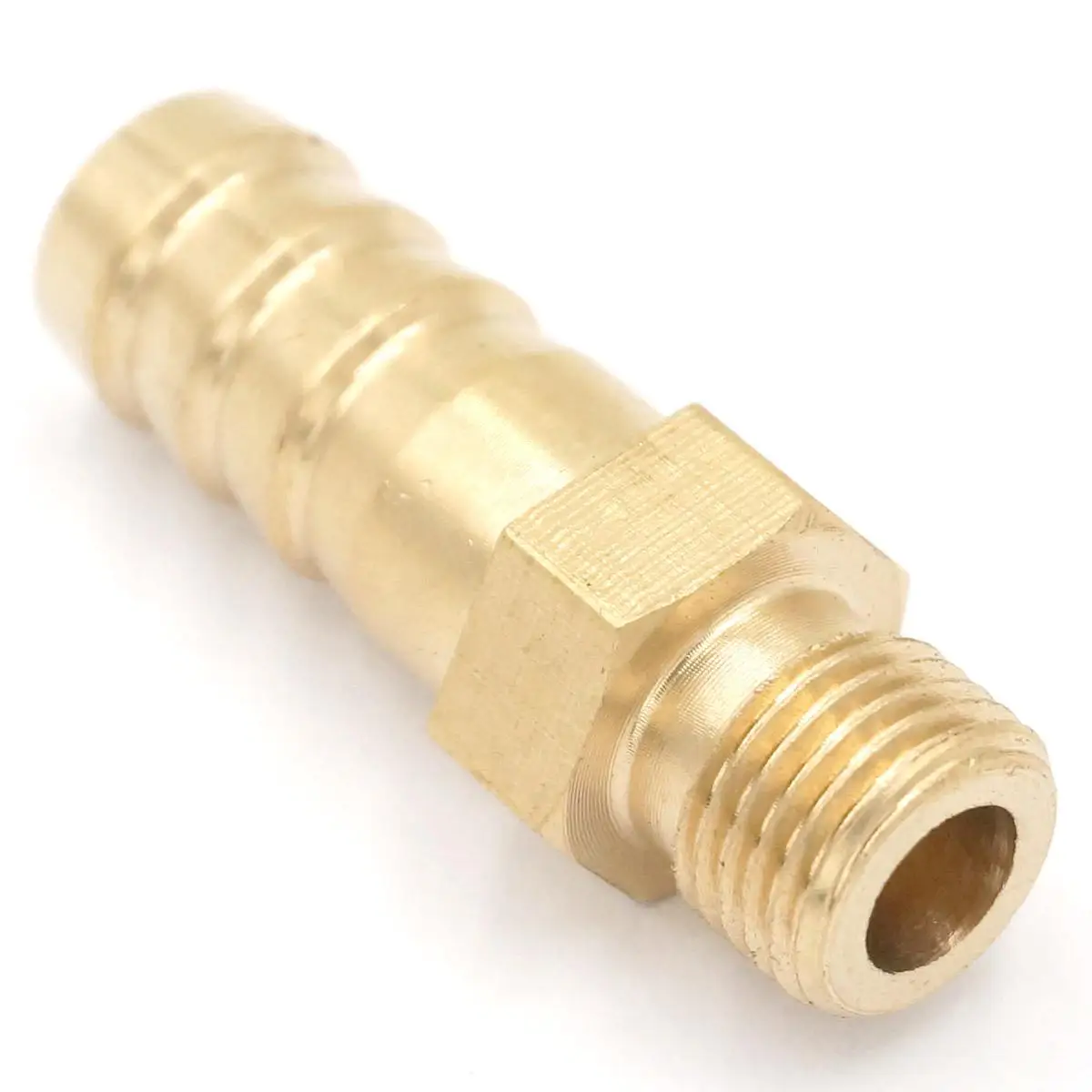LOT 5 Hose Barb I/D 8mm- M10x1mm Male Thread Brass Tube Connector Barbed Fitting Fuel Gas Water
LOT 5 Hose Barb I/D 8mm- M10x1mm Male Thread Brass Tube Connector Barbed Fitting Fuel Gas Water