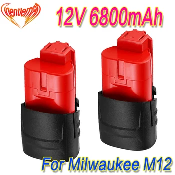 High capacity tools battery For Milwaukee M12 12v 6800mah Power Tool Rechargeable Li-ion Battery Replacement Battery Backup M12
High capacity tools battery For Milwaukee M12 12v 6800mah Power Tool Rechargeable Li-ion Battery Replacement Battery Backup M12