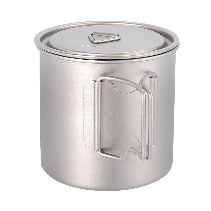Tiartisan Kitchen Accessories Coffee Mug 650ml with Cover Lid Portable Ultralight Pure Titanium Mug Cup Cheap Price
Tiartisan Kitchen Accessories Coffee Mug 650ml with Cover Lid Portable Ultralight Pure Titanium Mug Cup Cheap Price