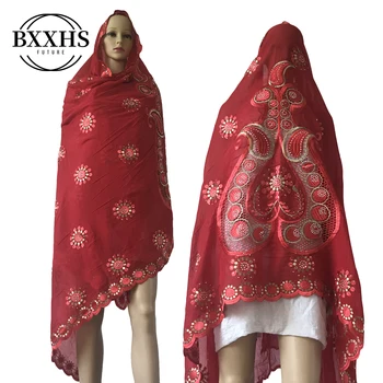 Embroidery Scarf for Shawls Pray Headscarf High Quality African Women Scarf 100% Cotton Big Flower
Embroidery Scarf for Shawls Pray Headscarf High Quality African Women Scarf 100% Cotton Big Flower