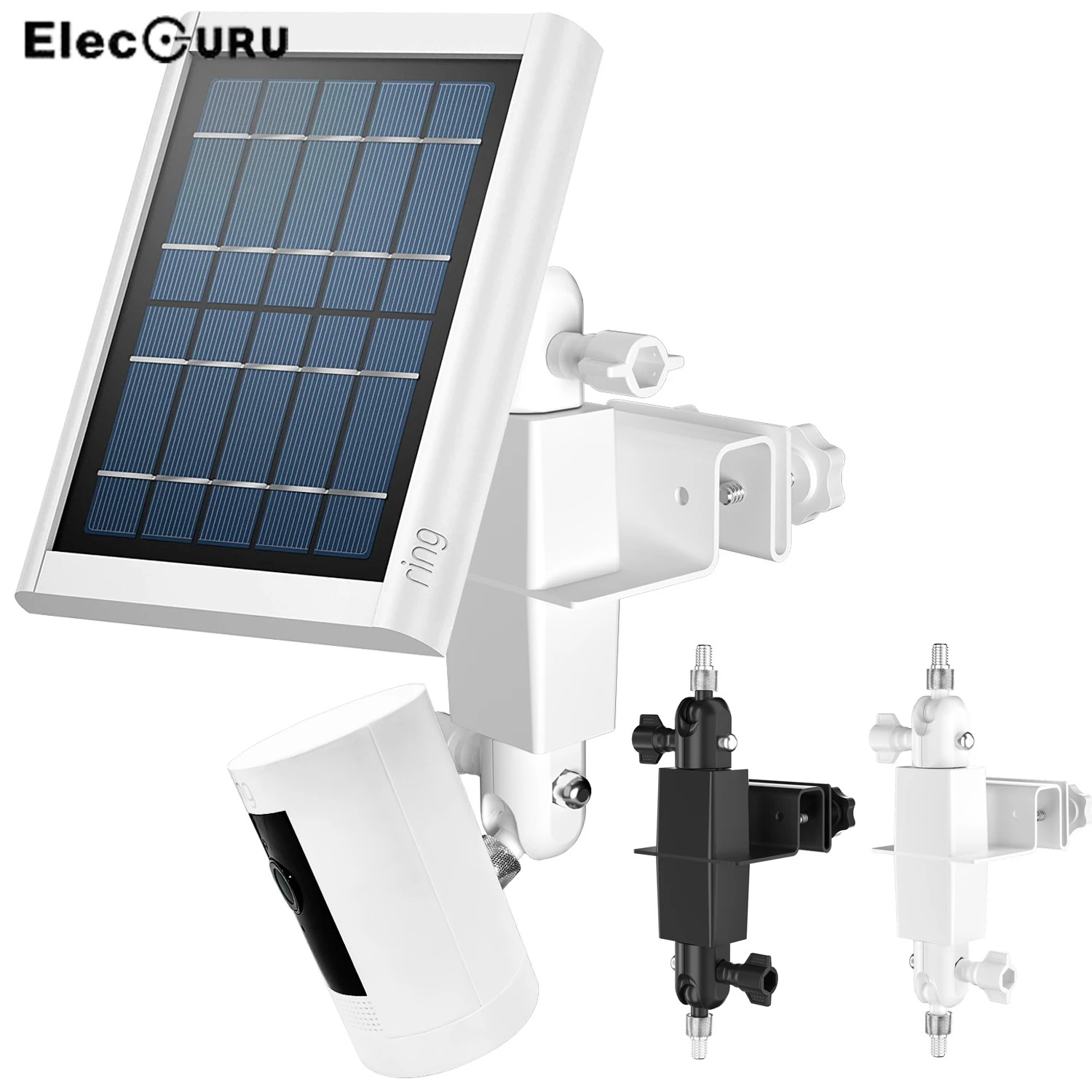 2-in-1 Outdoor Gutter Mount for Ring Solar Panel & Ring Security Camera,Double Mount 180 Degree Swivel Mounting Brackets
2-in-1 Outdoor Gutter Mount for Ring Solar Panel & Ring Security Camera,Double Mount 180 Degree Swivel Mounting Brackets
