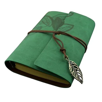 Vintage Style Leaf Leaves Pattern PU Cover Loose-leaf String Bound Blank Notebook Notepad Travel Journal Diary Jotter - Size L (
Vintage Style Leaf Leaves Pattern PU Cover Loose-leaf String Bound Blank Notebook Notepad Travel Journal Diary Jotter - Size L (