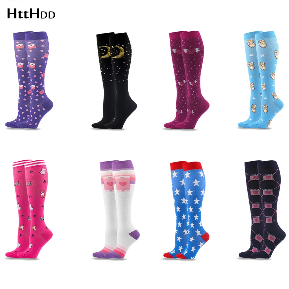Wholesale Price 3 Pairs Women Men Compression Socks Stockings Elastic Sports Beautiful Leg Running Nurse Climbing Cycling Socks
Wholesale Price 3 Pairs Women Men Compression Socks Stockings Elastic Sports Beautiful Leg Running Nurse Climbing Cycling Socks