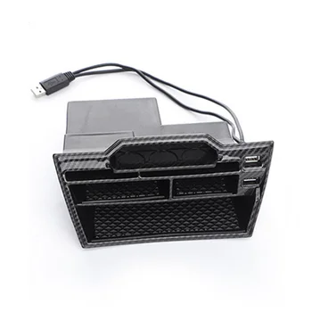 With USB Charging Storage Box 1 Set ABS For Honda Civic Carbon Fiber Car Console With USB-LED
With USB Charging Storage Box 1 Set ABS For Honda Civic Carbon Fiber Car Console With USB-LED