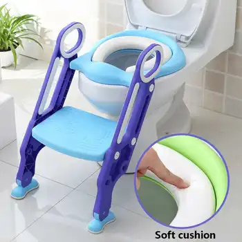 Non-slip Kids Potty Training Seat Toilet Chair Soft Padded Seat with Step Stool Ladder For Child Toddler
Non-slip Kids Potty Training Seat Toilet Chair Soft Padded Seat with Step Stool Ladder For Child Toddler