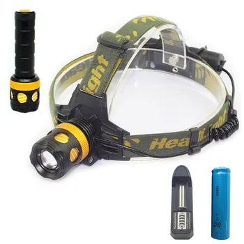 XM T6 Headlamp 2 in1 LED Headlight With Flashlight Flash Light Linternas Lampe Torche With 18650 battery+ AC charger
XM T6 Headlamp 2 in1 LED Headlight With Flashlight Flash Light Linternas Lampe Torche With 18650 battery+ AC charger