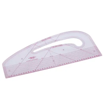 Garment Design Ruler Transparent Multifunctional Practical Pattern Maker Clothing Production Marking Curve Sewing Patchwork Tool
Garment Design Ruler Transparent Multifunctional Practical Pattern Maker Clothing Production Marking Curve Sewing Patchwork Tool