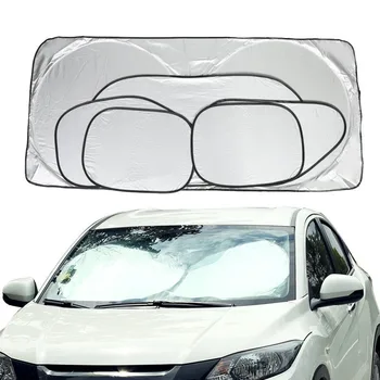 High quality Car Sunshade High Quality Front Rear Window Visor Cover UV Protect Reflector Silver Cloth Reflective Shading Board 
High quality Car Sunshade High Quality Front Rear Window Visor Cover UV Protect Reflector Silver Cloth Reflective Shading Board