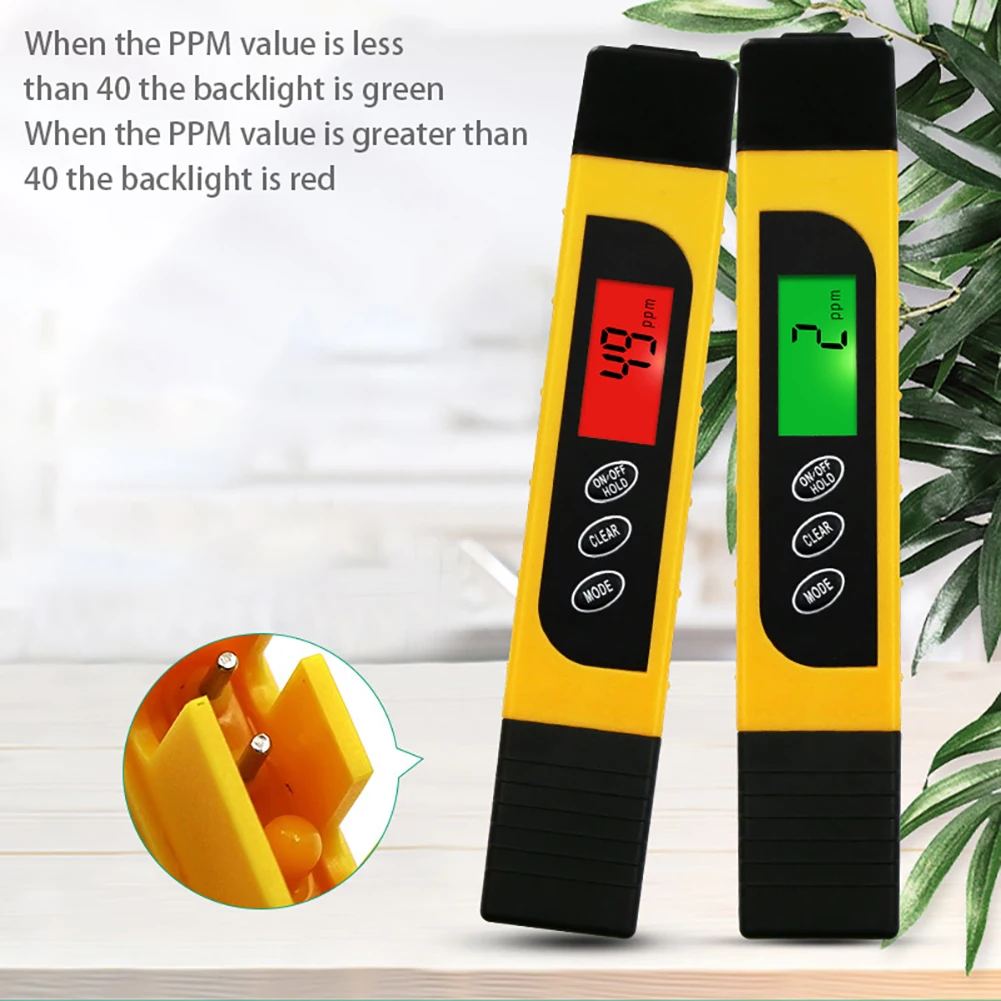 Water Quality Test Pen TDS Water Meter Drinking Water PH Tester Pen with Backlight Water Purity Temperature Check
Water Quality Test Pen TDS Water Meter Drinking Water PH Tester Pen with Backlight Water Purity Temperature Check