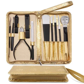 11 in 1 Stainless Steel Pedicure Set with Storage Bag for Foot Care Callus Cracked Dead Skin Removal Foot File Rasp Nail Clipper 
11 in 1 Stainless Steel Pedicure Set with Storage Bag for Foot Care Callus Cracked Dead Skin Removal Foot File Rasp Nail Clipper