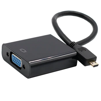 Portable Micro HD Input to VGA Output Mini HD Male Adapter to VGA Female Converter Cable TV HDTV TV Box
Portable Micro HD Input to VGA Output Mini HD Male Adapter to VGA Female Converter Cable TV HDTV TV Box