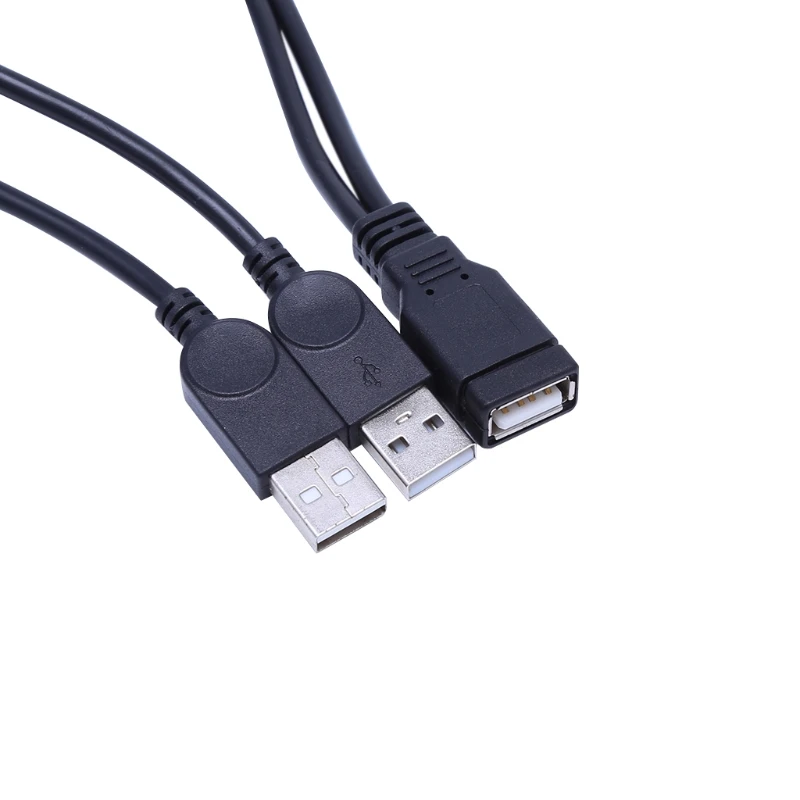 USB 2.0 Type A 1 Female To 2 Male Y-Splitter Data Sync Charging Extension Cable R9JB
USB 2.0 Type A 1 Female To 2 Male Y-Splitter Data Sync Charging Extension Cable R9JB
