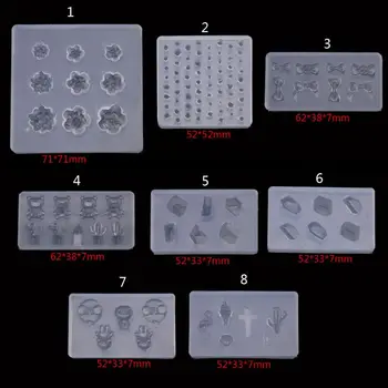 Cute 3D Flower Gemstone Bowtie Bear Resin Mold Epoxy Resin Casting Mold Silicone Mold DIY Nail Art Craft Jewelry Tools
Cute 3D Flower Gemstone Bowtie Bear Resin Mold Epoxy Resin Casting Mold Silicone Mold DIY Nail Art Craft Jewelry Tools