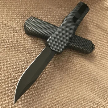 AKC knife 3300 440C Black Tactical Folding Knife Blade 57hrc Outdoor camping Survival of hunting Tools Utility Pocket EDC knife
AKC knife 3300 440C Black Tactical Folding Knife Blade 57hrc Outdoor camping Survival of hunting Tools Utility Pocket EDC knife