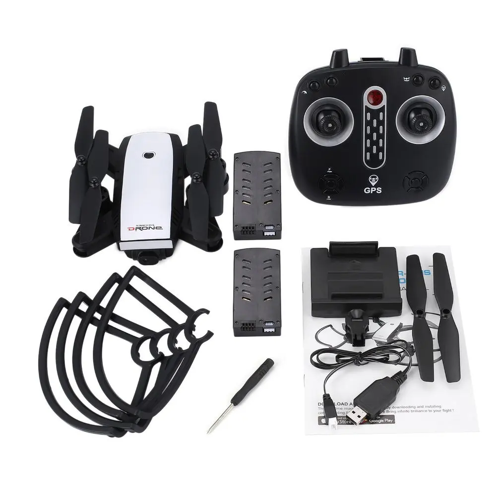 LH-X28GWF Mini Wifi Control Distance GPS FPV 4-Axis RC Drone with 1080P HD Camera LED Light One Key Return 3*Batteries
LH-X28GWF Mini Wifi Control Distance GPS FPV 4-Axis RC Drone with 1080P HD Camera LED Light One Key Return 3*Batteries