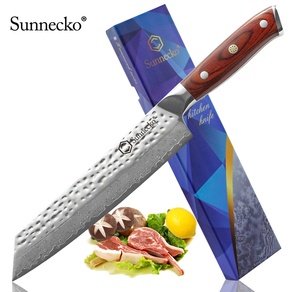 Sunnecko 8" Damascus Blade Gyuto Knife Razor Sharp Multi Layers Japanese VG10 Steel Core Chef‘s Kitchen Knives
Sunnecko 8" Damascus Blade Gyuto Knife Razor Sharp Multi Layers Japanese VG10 Steel Core Chef‘s Kitchen Knives
