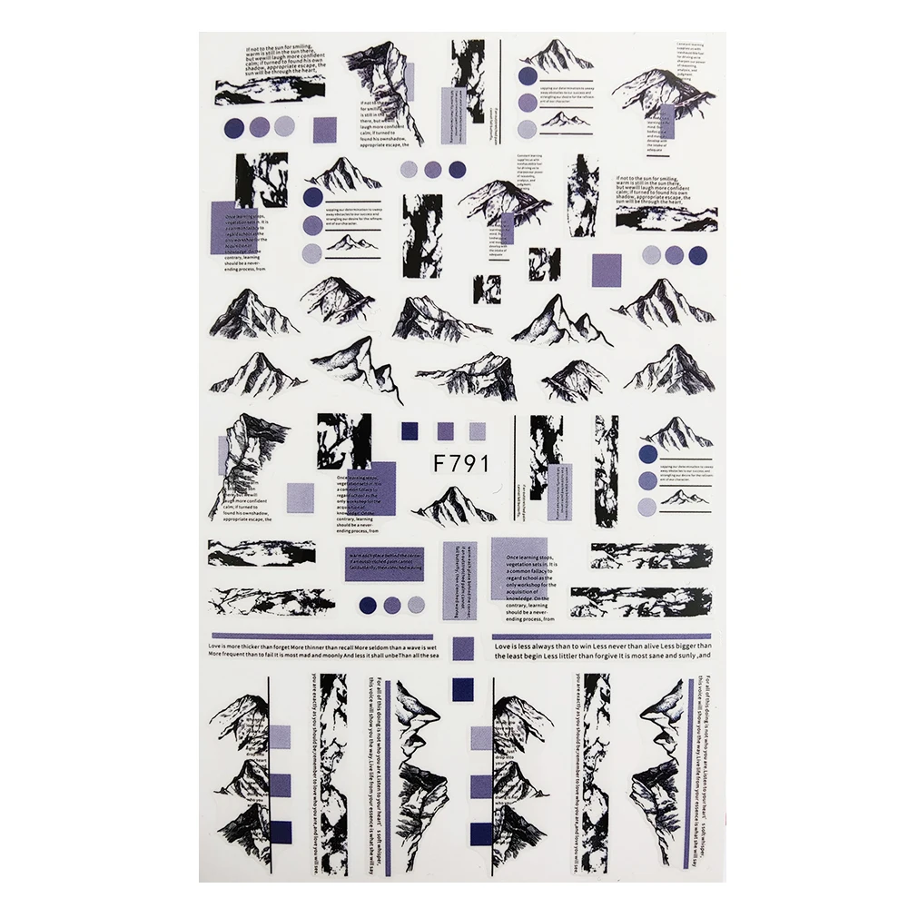 3D наклейки для ногтей геометрические Горы Горные слайдеры наклейка s для женского дизайна наклейка для маникюра
3D наклейки для ногтей геометрические Горы Горные слайдеры наклейка s для женского дизайна наклейка для маникюра