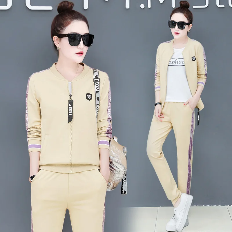 Sports Set Female Spring Three-piece Set 2019 Spring New Style Fashion Korean-style Embroidered Loose-Fit Spring And Autumn WOME
Sports Set Female Spring Three-piece Set 2019 Spring New Style Fashion Korean-style Embroidered Loose-Fit Spring And Autumn WOME