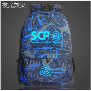 New SCP backpacks Special Containment Procedures Foundation luminous backpack women men teenagers shoolbag rucksack laptop Bags
New SCP backpacks Special Containment Procedures Foundation luminous backpack women men teenagers shoolbag rucksack laptop Bags