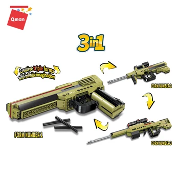 Qman 4802 Weapon Creative Boy Toy Pistol Model Educational Amount Trible Changers Toys Gifts Building Blocks Toys Sets Figures
Qman 4802 Weapon Creative Boy Toy Pistol Model Educational Amount Trible Changers Toys Gifts Building Blocks Toys Sets Figures