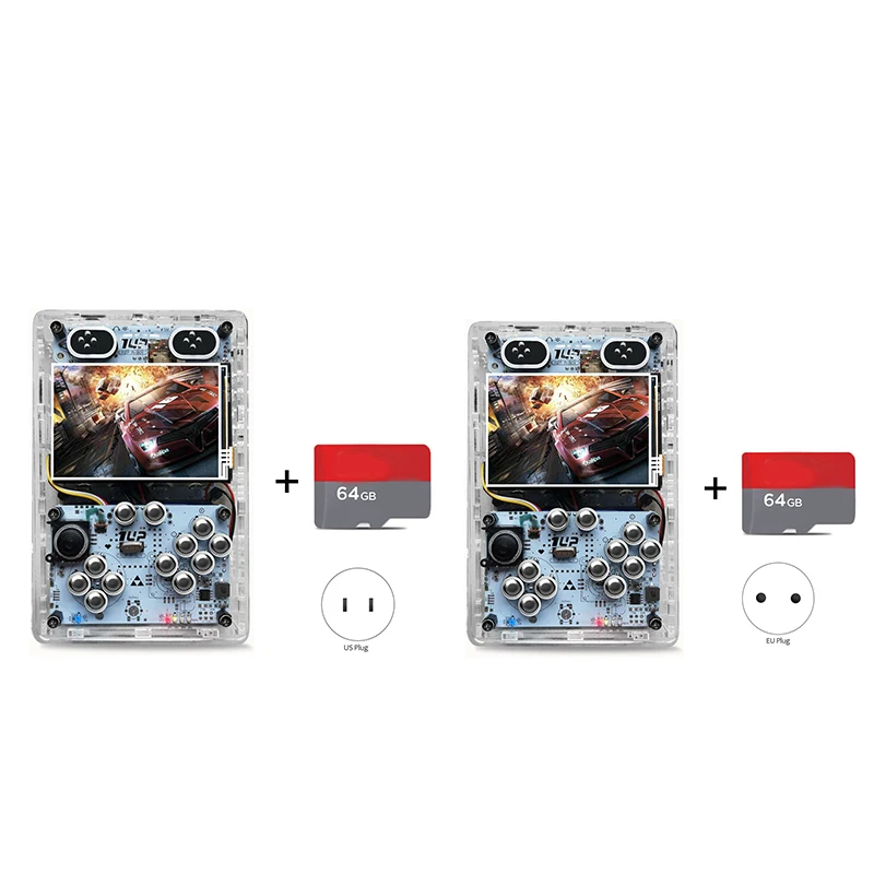 3 5 дюймов Ретро портативная игровая консоль для Raspberry Pi B/B + HDMI выход ТВ Встроенный
