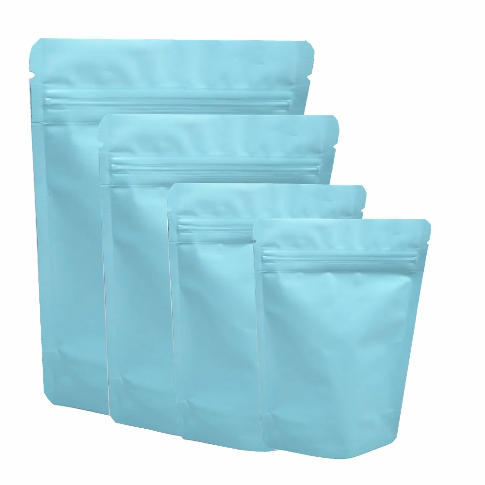 50Pcs Matte Light Blue Ziplock Mylar Bags Food Packaging Stand Up Resealable Snacks Wrapping Pouch Pure Aluminum Foil Zipper Bag
50Pcs Matte Light Blue Ziplock Mylar Bags Food Packaging Stand Up Resealable Snacks Wrapping Pouch Pure Aluminum Foil Zipper Bag