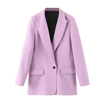 Stylish Office Lady Suit Blazers Coat Women Notched Collar Single Button Long Sleeve Outerwear 2020 Casual Chaqueta Mujer
Stylish Office Lady Suit Blazers Coat Women Notched Collar Single Button Long Sleeve Outerwear 2020 Casual Chaqueta Mujer