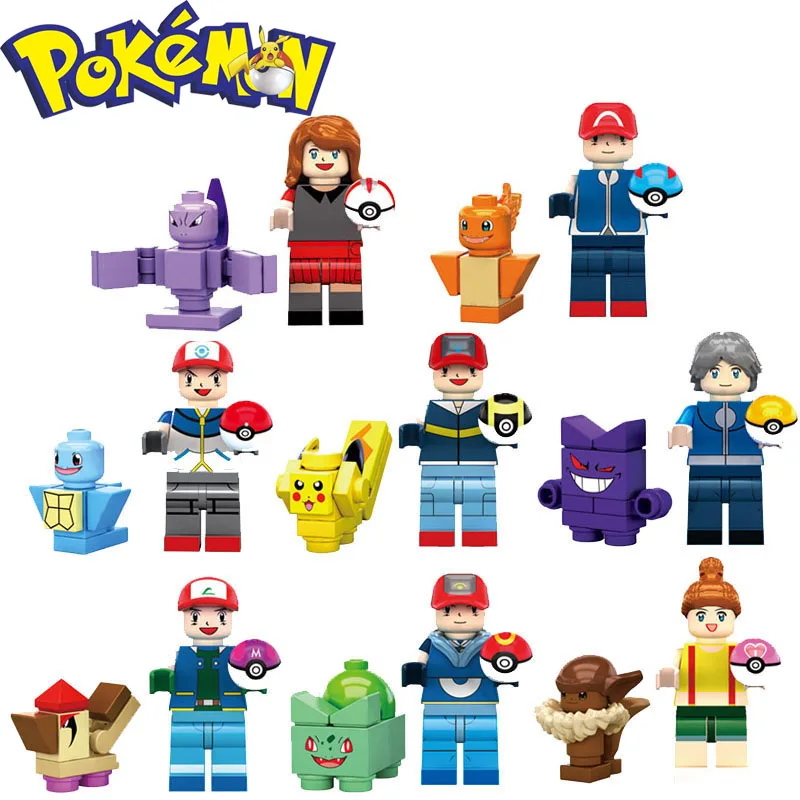 Pokemon Action Figure Toy Model Pikachu Jenny Turtle Miao Frog Seed Miniature Small Particles Assembling Gift for Children
Pokemon Action Figure Toy Model Pikachu Jenny Turtle Miao Frog Seed Miniature Small Particles Assembling Gift for Children