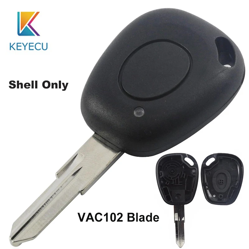 KEYECU 1 Button Car Key Fob Remote Shell Cover Case Uncut VAC102 Blade For Renault Megane Scenic Laguna Espace Clio
KEYECU 1 Button Car Key Fob Remote Shell Cover Case Uncut VAC102 Blade For Renault Megane Scenic Laguna Espace Clio
