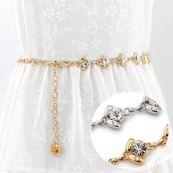 2019 Fashion Luxury Women Metal Waist Chain Belt Inlaid Rhinestone Ladies For Dresses Chain Belts
2019 Fashion Luxury Women Metal Waist Chain Belt Inlaid Rhinestone Ladies For Dresses Chain Belts